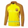 FC Barcelona Tränings Sweatshirtställ 2017-18 Gul Orange